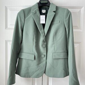 NWT J.Crew Parke Blazer Sage Green Tailored Jacket NWT Size 6